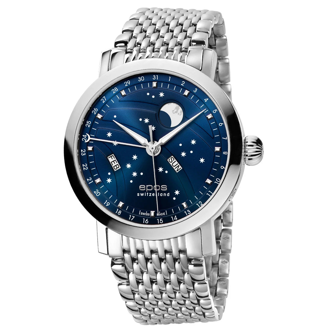 EPOS Artistry 3440 BM Automatic Blauw 42 mm