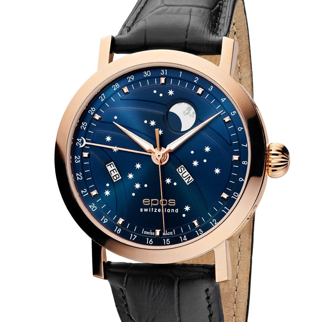 EPOS Artistry 3440 BM Automatic Blauw 42 mm