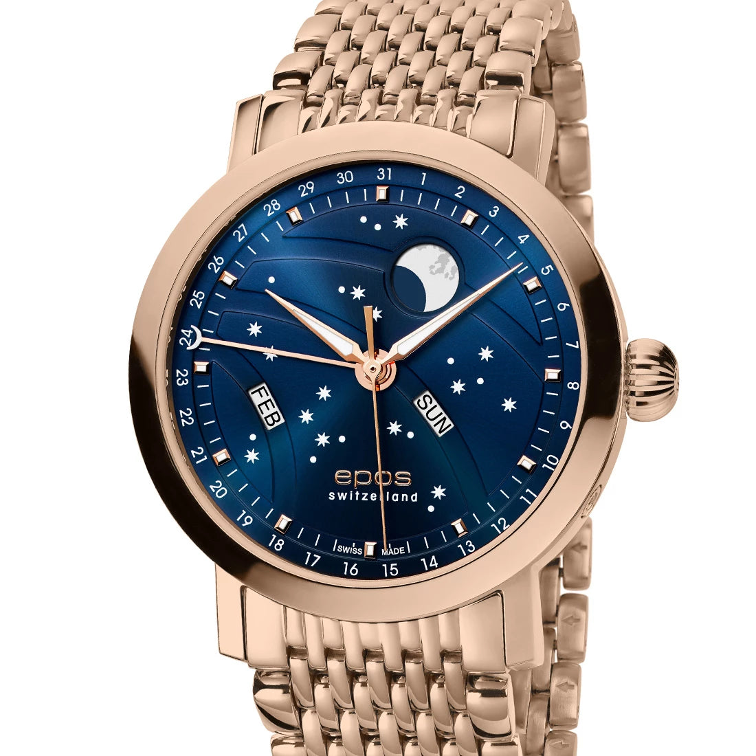 EPOS Artistry 3440 BM Automatic Blauw 42 mm