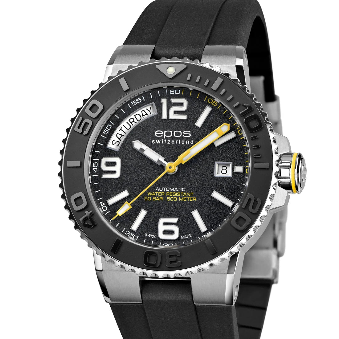 EPOS Sport 3441 Diver DD Automatic Black 43mm