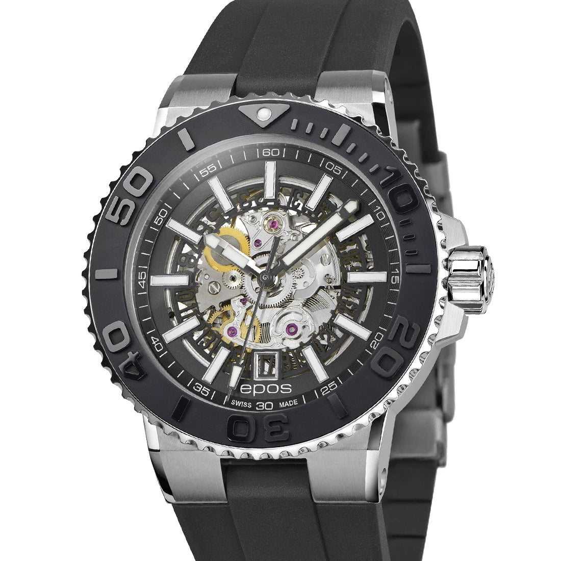 EPOS Sport 3441 Diver SK Automatique Noir