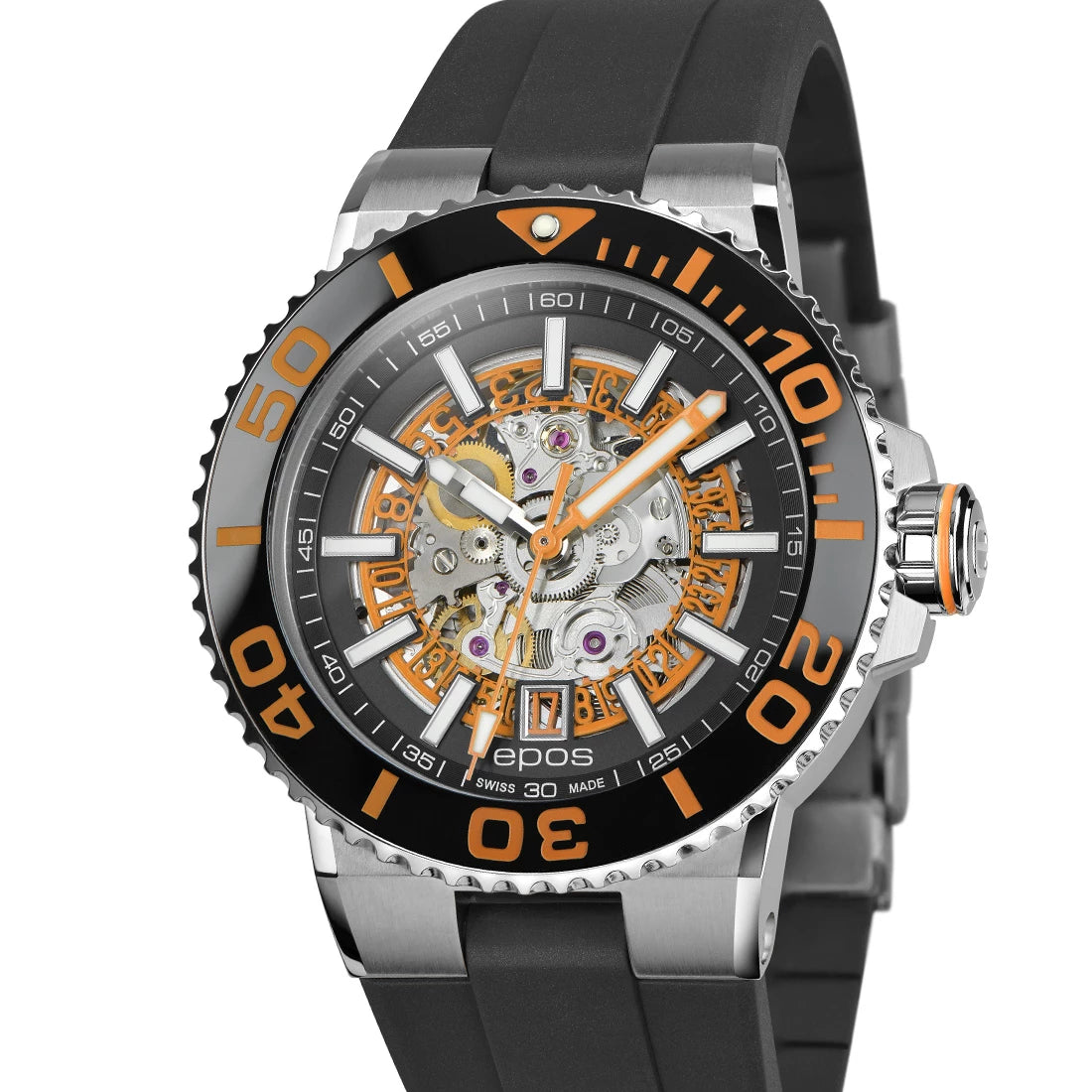 EPOS Sport 3441 Diver SK Automatic Black 43mm