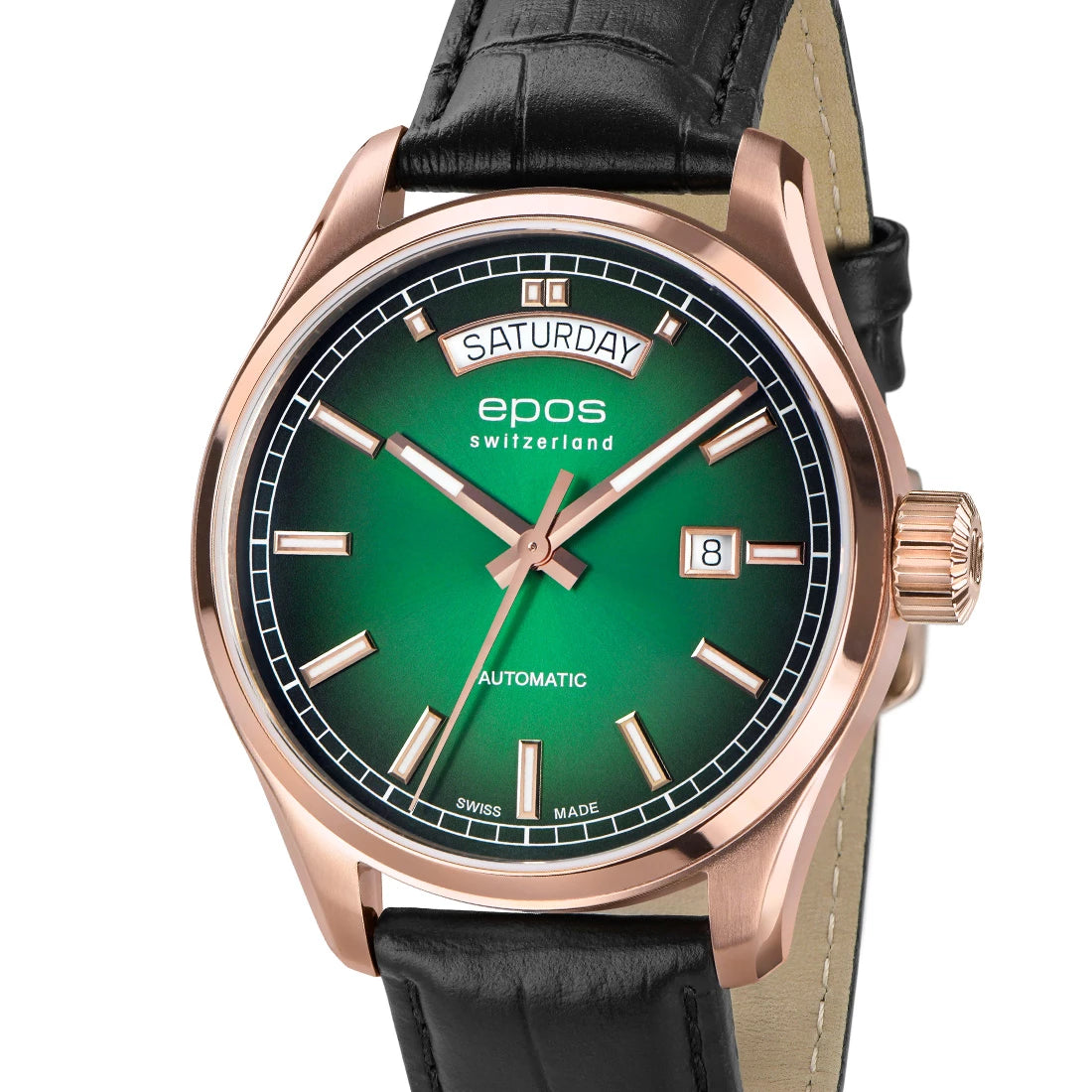 EPOS Timeless 3501 DD Automatic Green 41mm