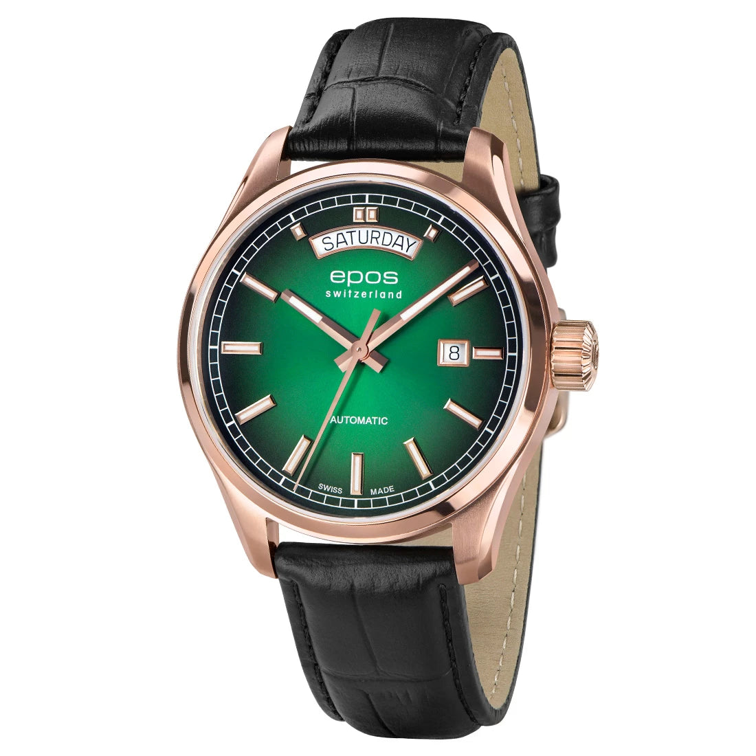 EPOS Timeless 3501 DD Automatic Green 41mm