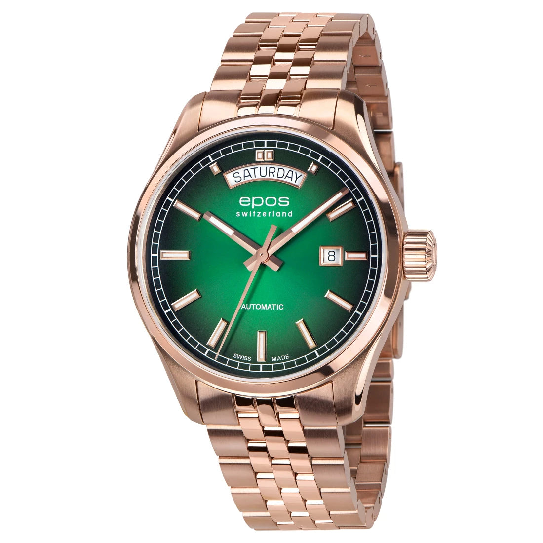 EPOS Timeless 3501 DD Automatic Green 41mm