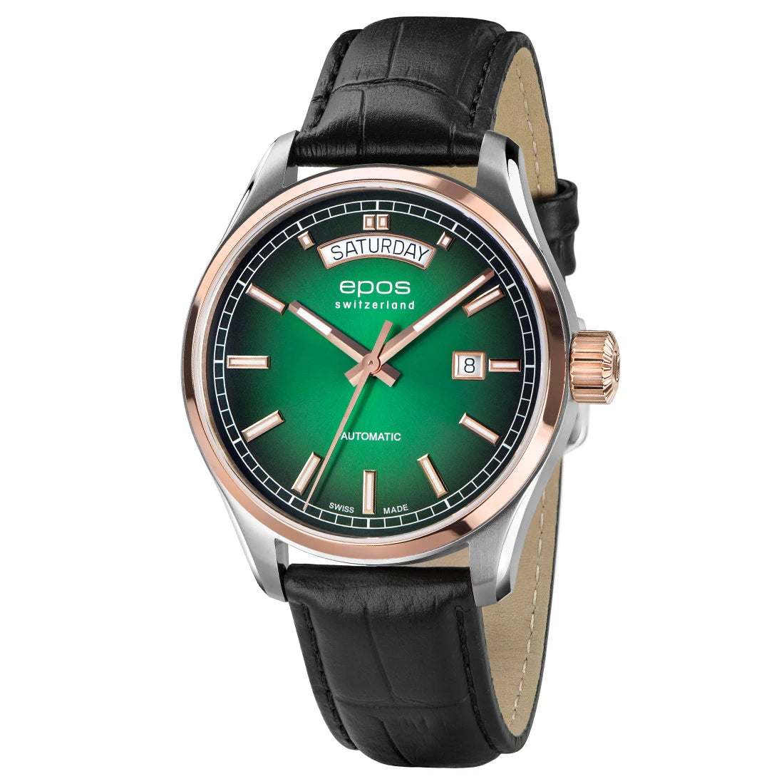 EPOS Timeless 3501 DD Automatic Green 41mm