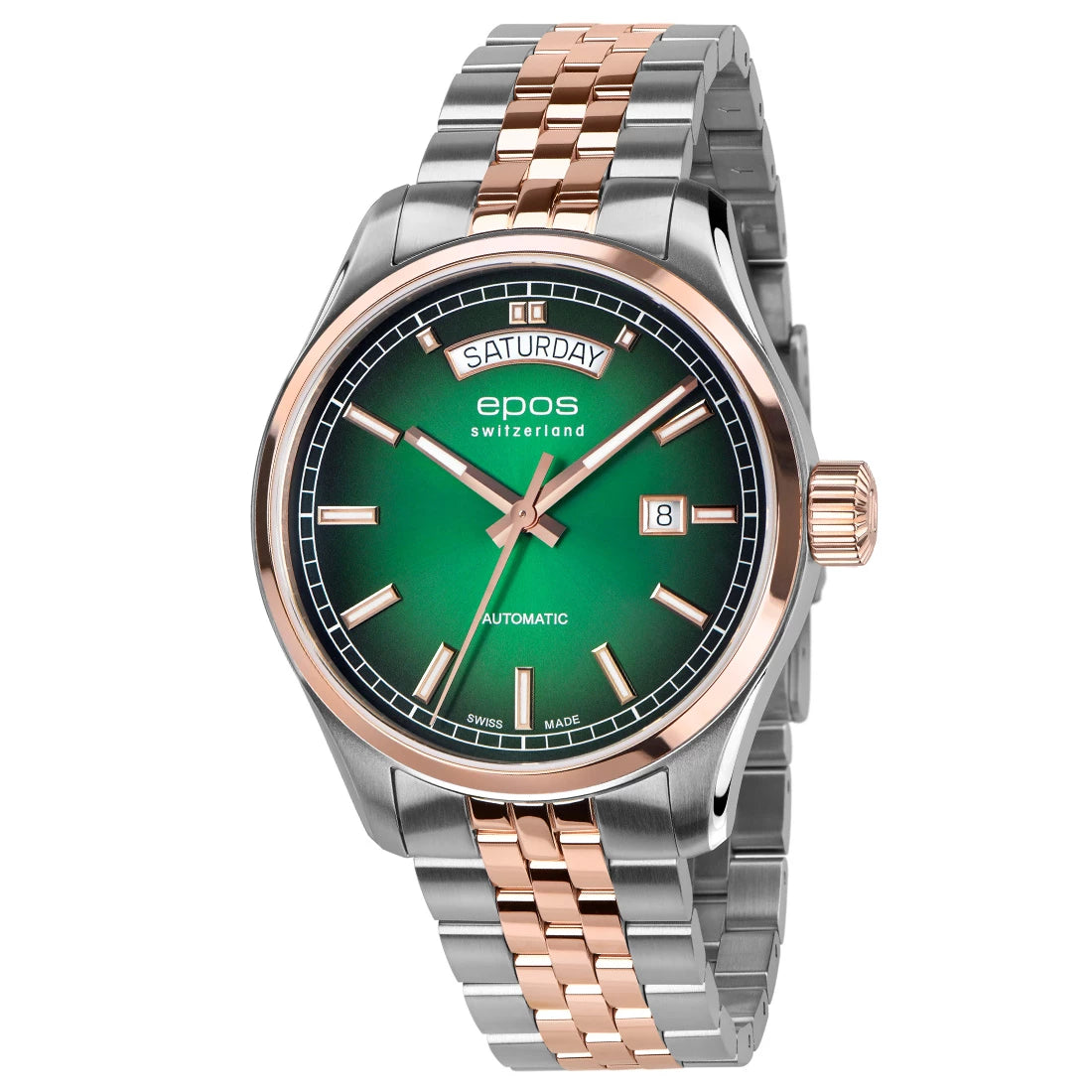 EPOS Timeless 3501 DD Automatic Green 41mm