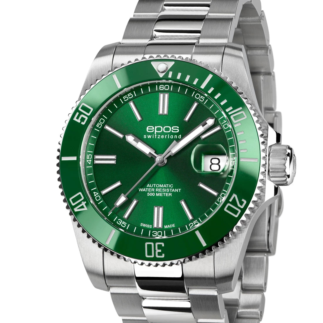 EPOS Sport 3504 Diver Automatique Vert ,5 mm