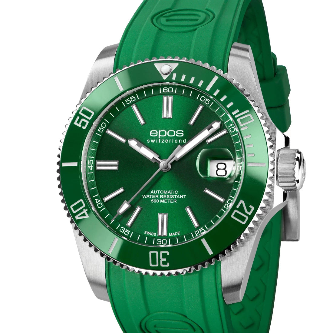 EPOS Sport 3504 Diver Automatique Vert ,5 mm