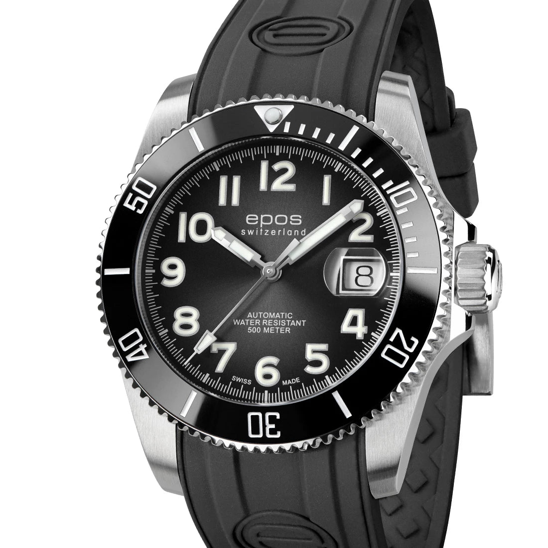EPOS Sport 3504 Diver Titanium Automatique Noir ,5 mm