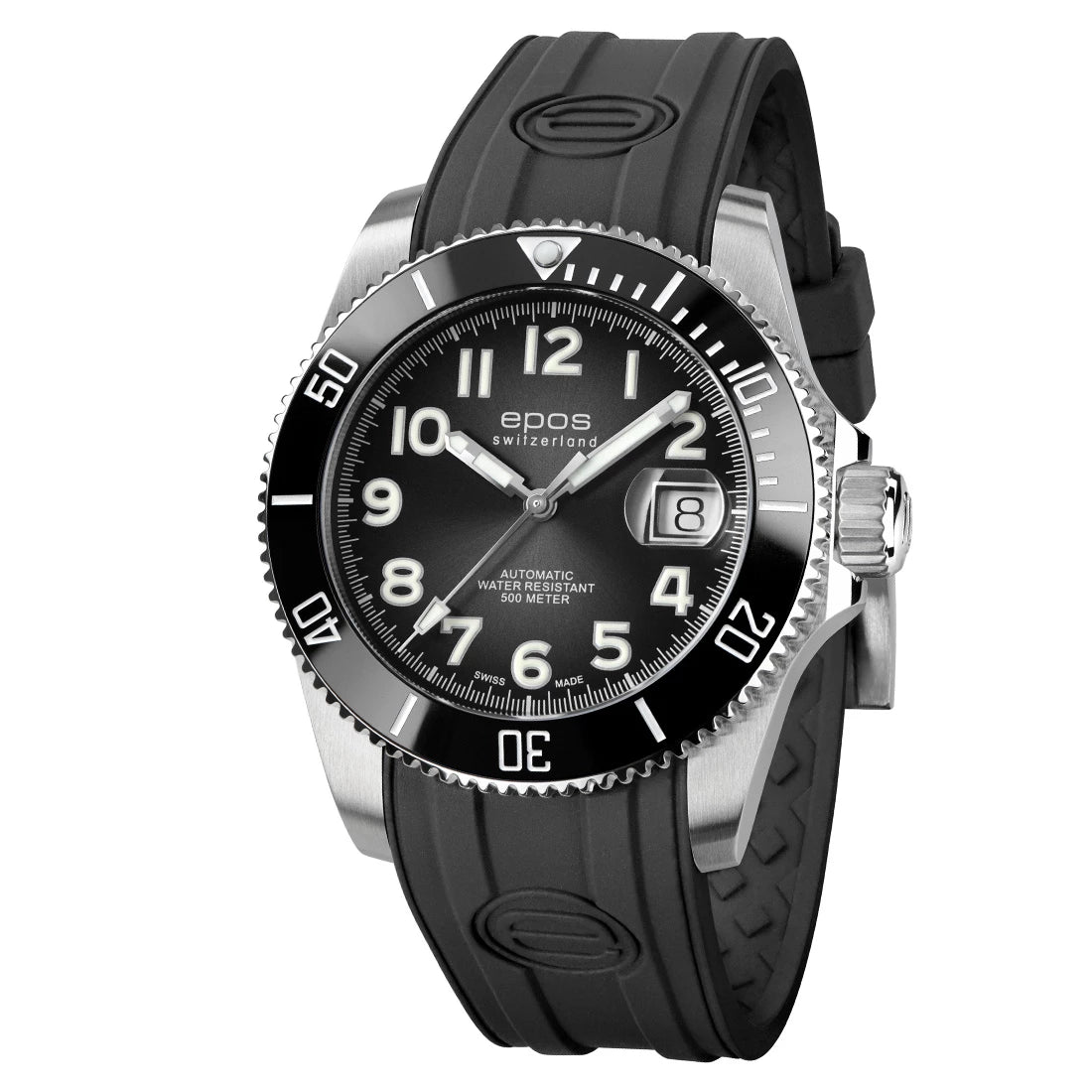 EPOS Sport 3504 Diver Titanium Automatique Noir ,5 mm