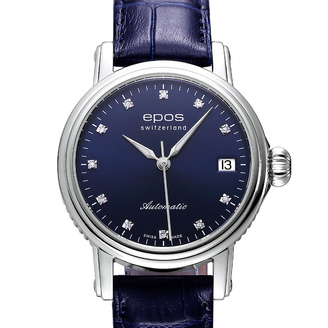 EPOS Timeless 4390 Diamond Automatic Blue 34mm
