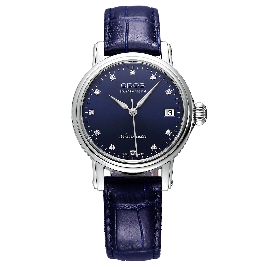 EPOS Timeless 4390 Diamond Automatic Blue 34mm