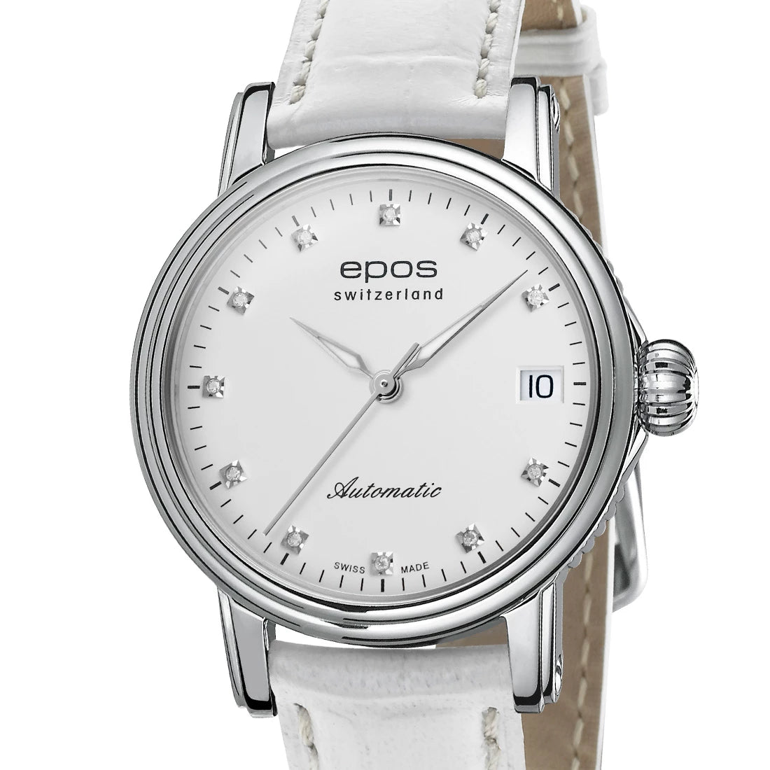 EPOS Timeless 4390 Diamond Automatic Silver 34mm