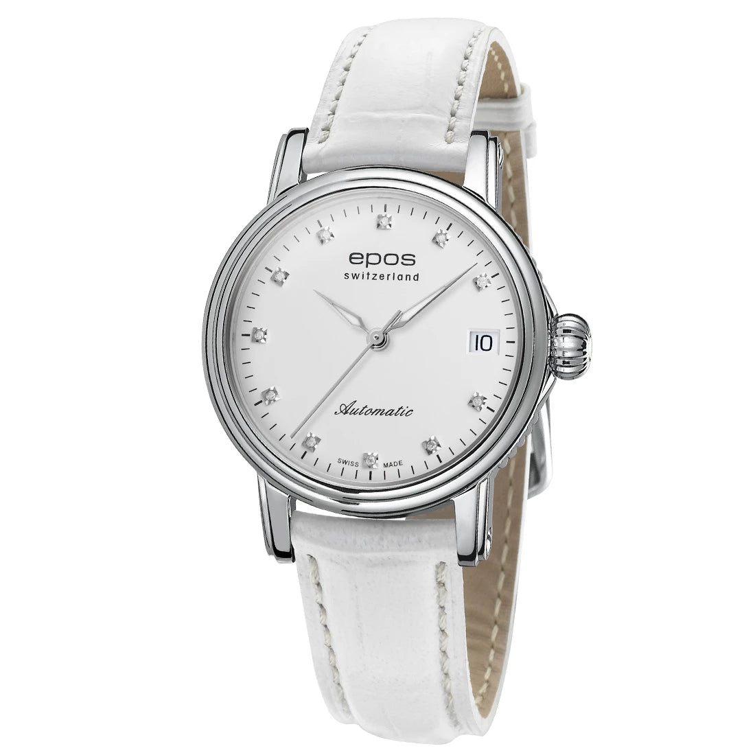 EPOS Timeless 4390 Diamond Automatic Silver 34mm