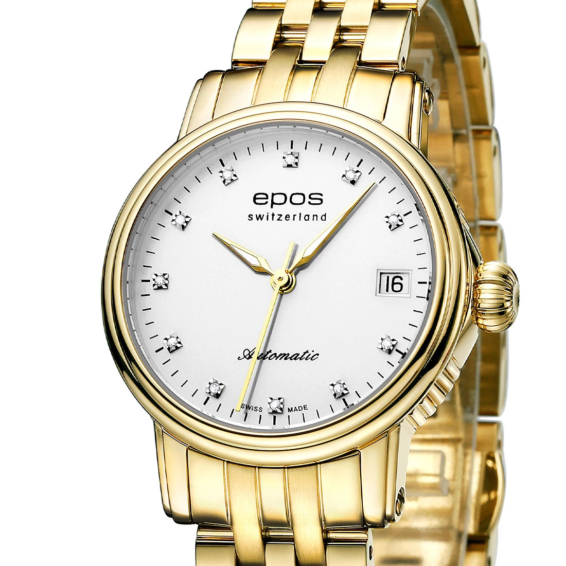EPOS Timeless 4390 Diamond Automatic Silver 34mm