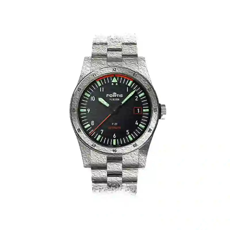 Fortis Flieger Automatic Black 39mm