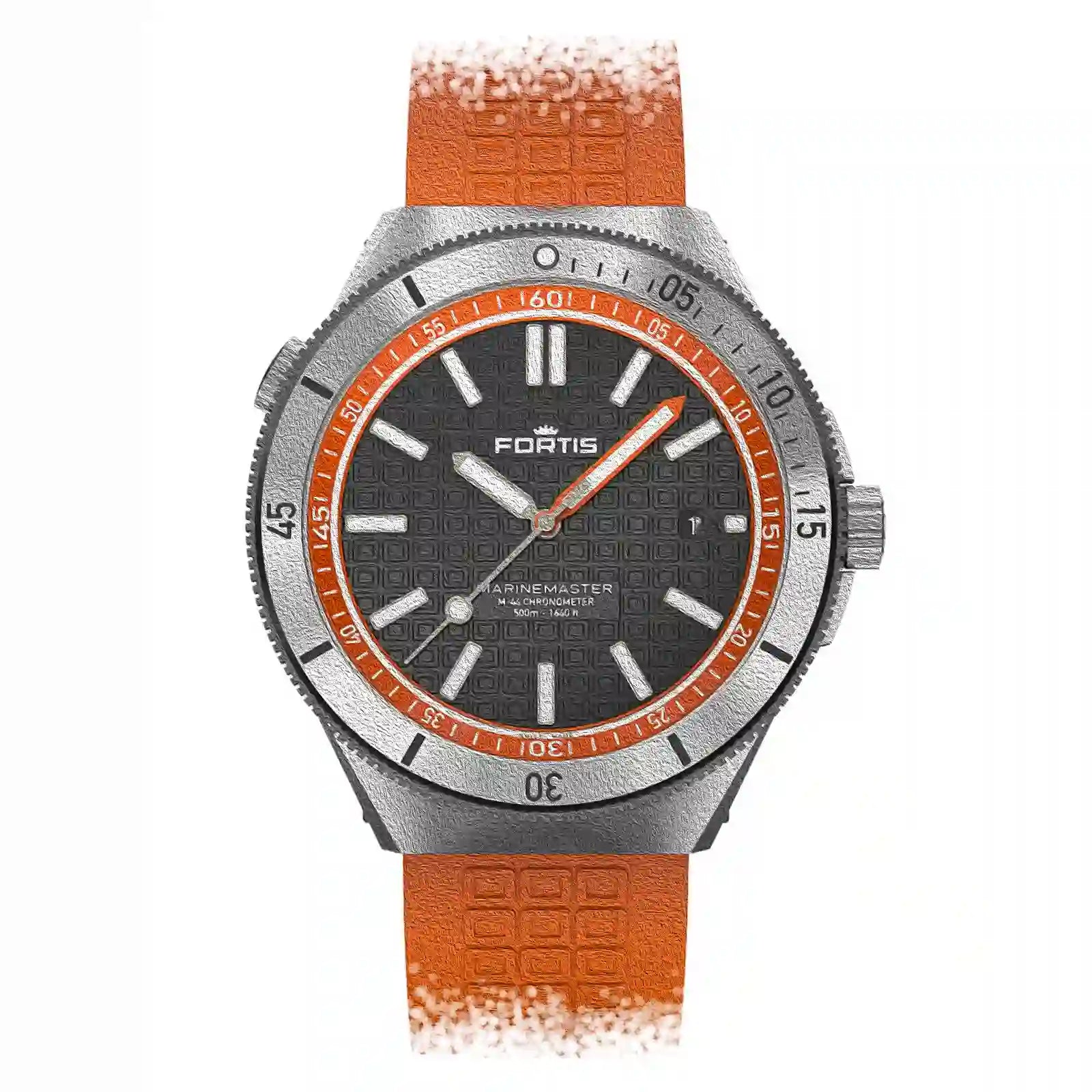 Fortis Marinemaster Automatic Zwart 44 mm