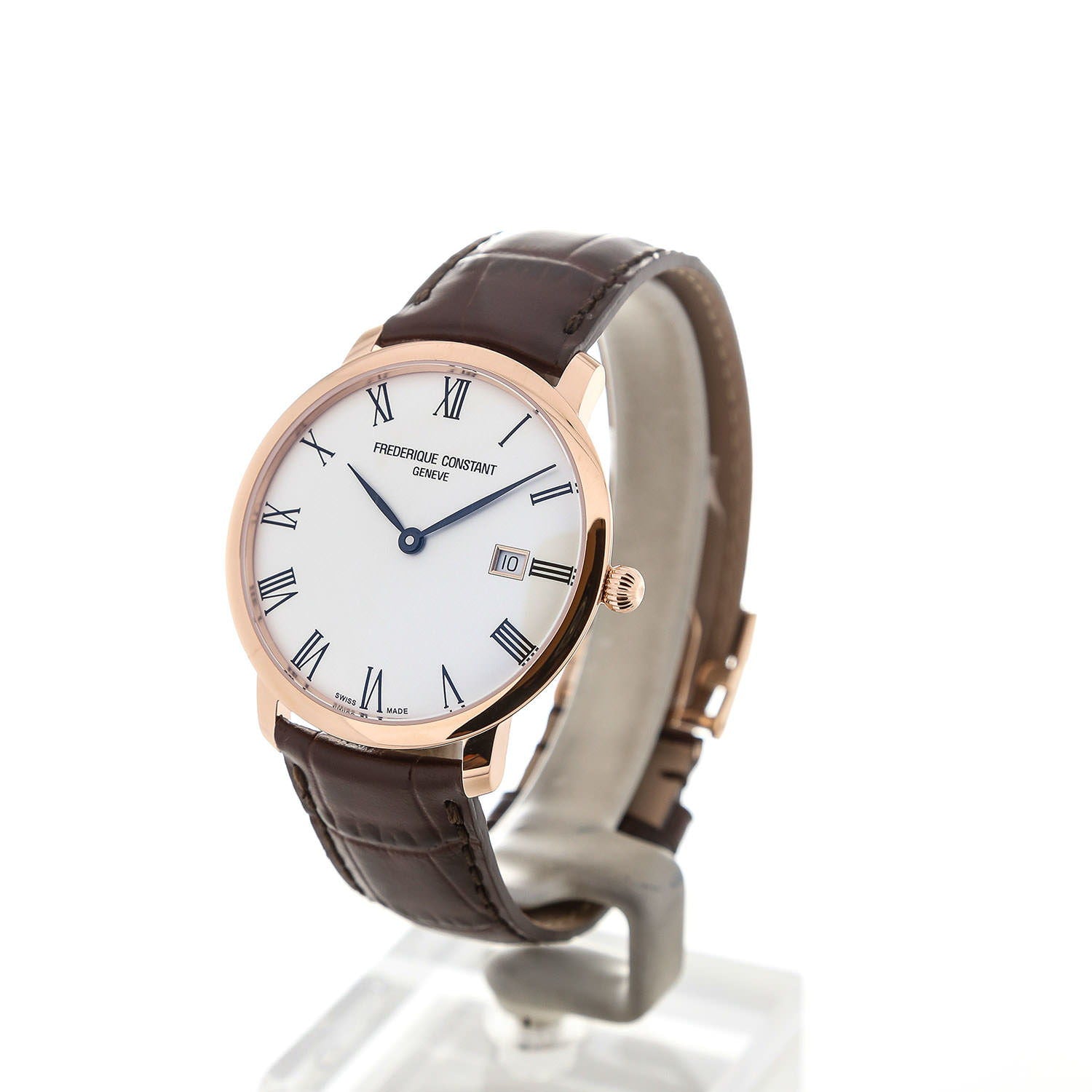 Frederique Constant Slimline Automatik Weiß