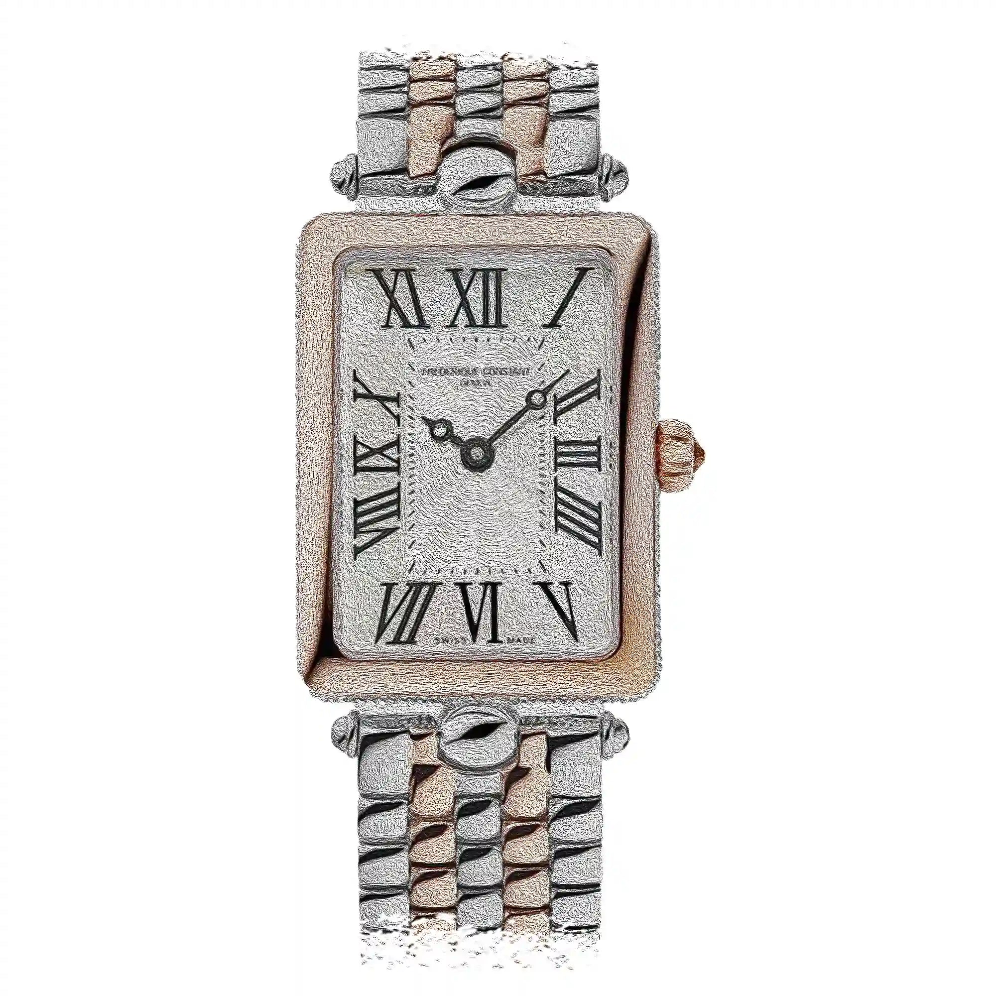 Frederique Constant Classic Quartz met parelmoer, 28 mm