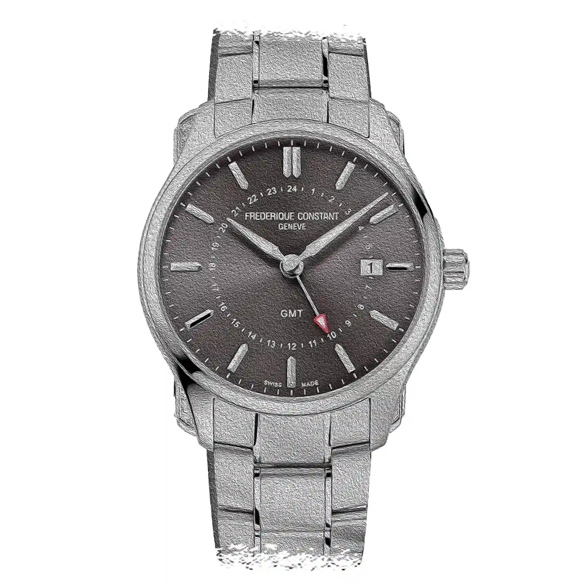 Frederique Constant Classics Quarz Grau