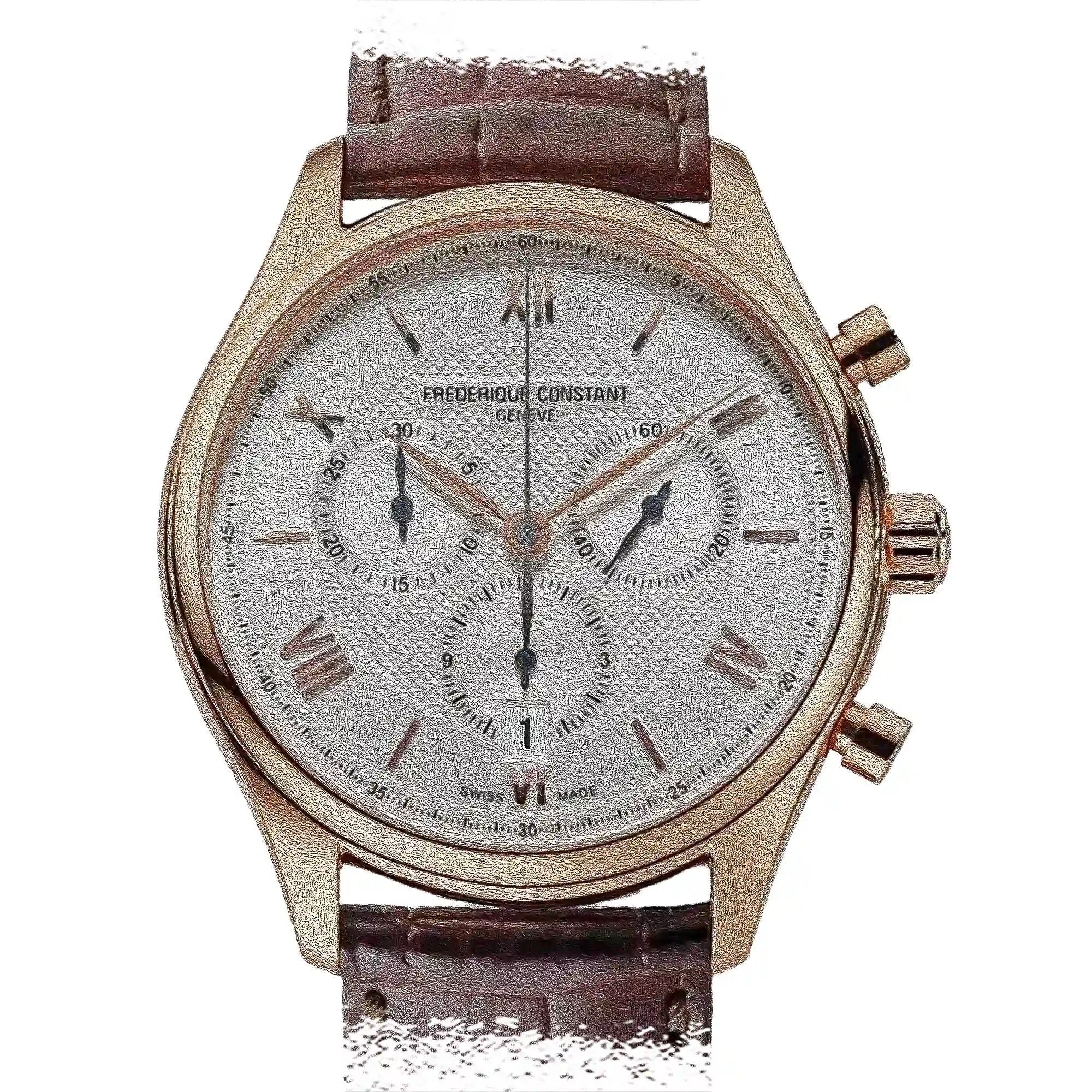 Frederique Constant Classics Quarz Silber