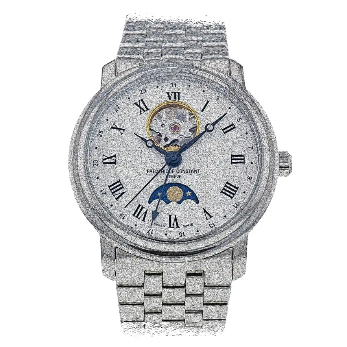 Buy Frederique Constant Classics FC-335MC4P6B2 | Free Shipping 