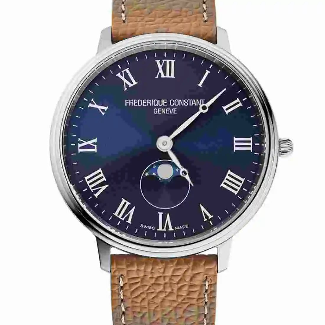 Frederique Constant Classics Moneta Quartz Blue 38mm