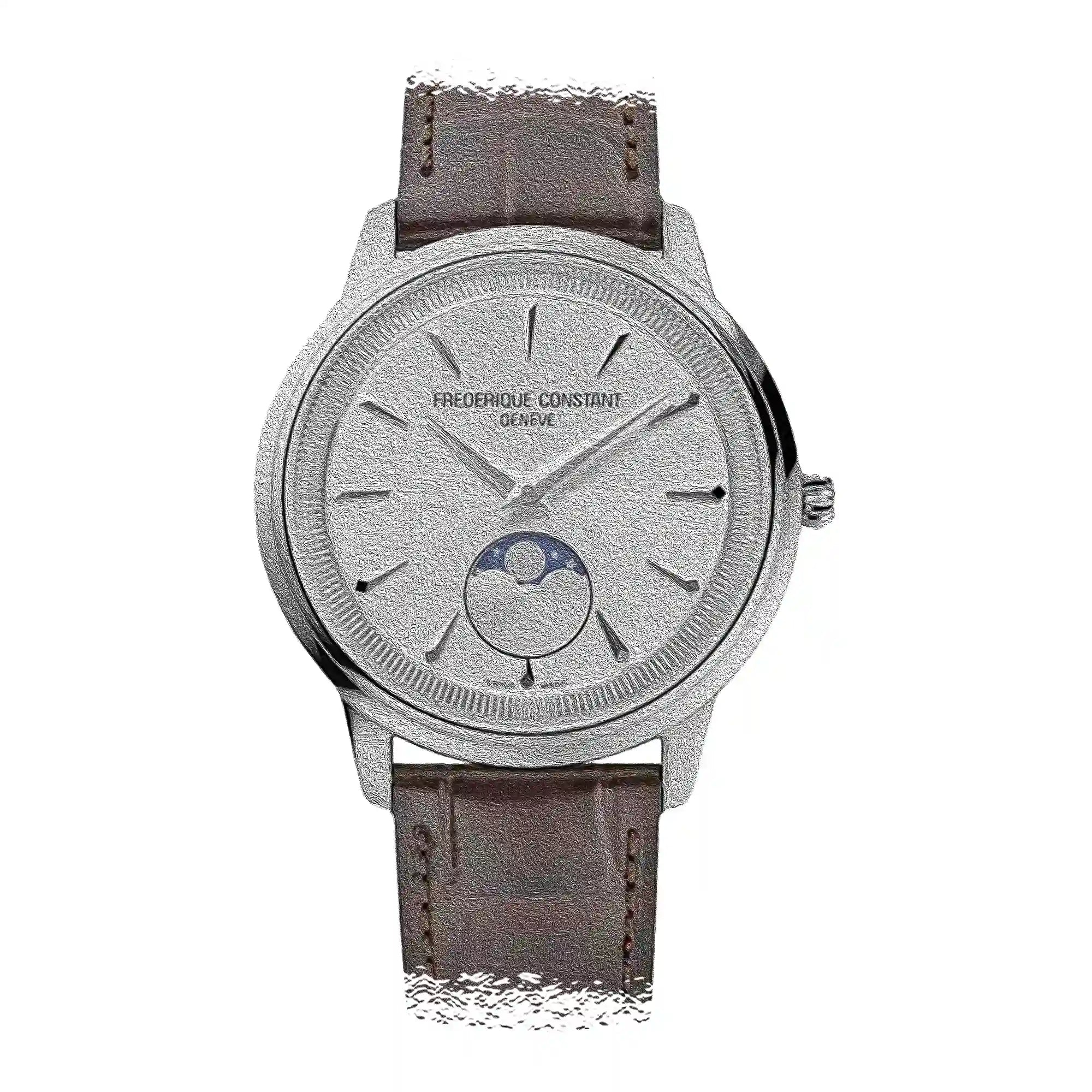 Frederique Constant Classics Moneta Quartz Zilver 37 mm FC-206S3S6