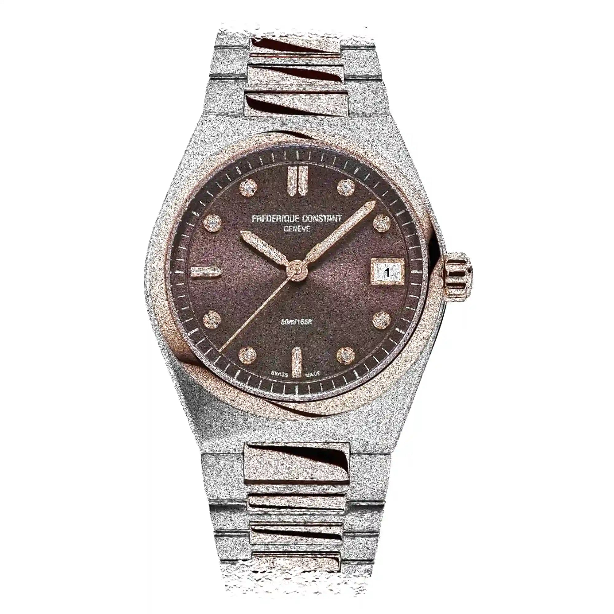 Frederique Constant Highlife Quartz Bruin 31 mm