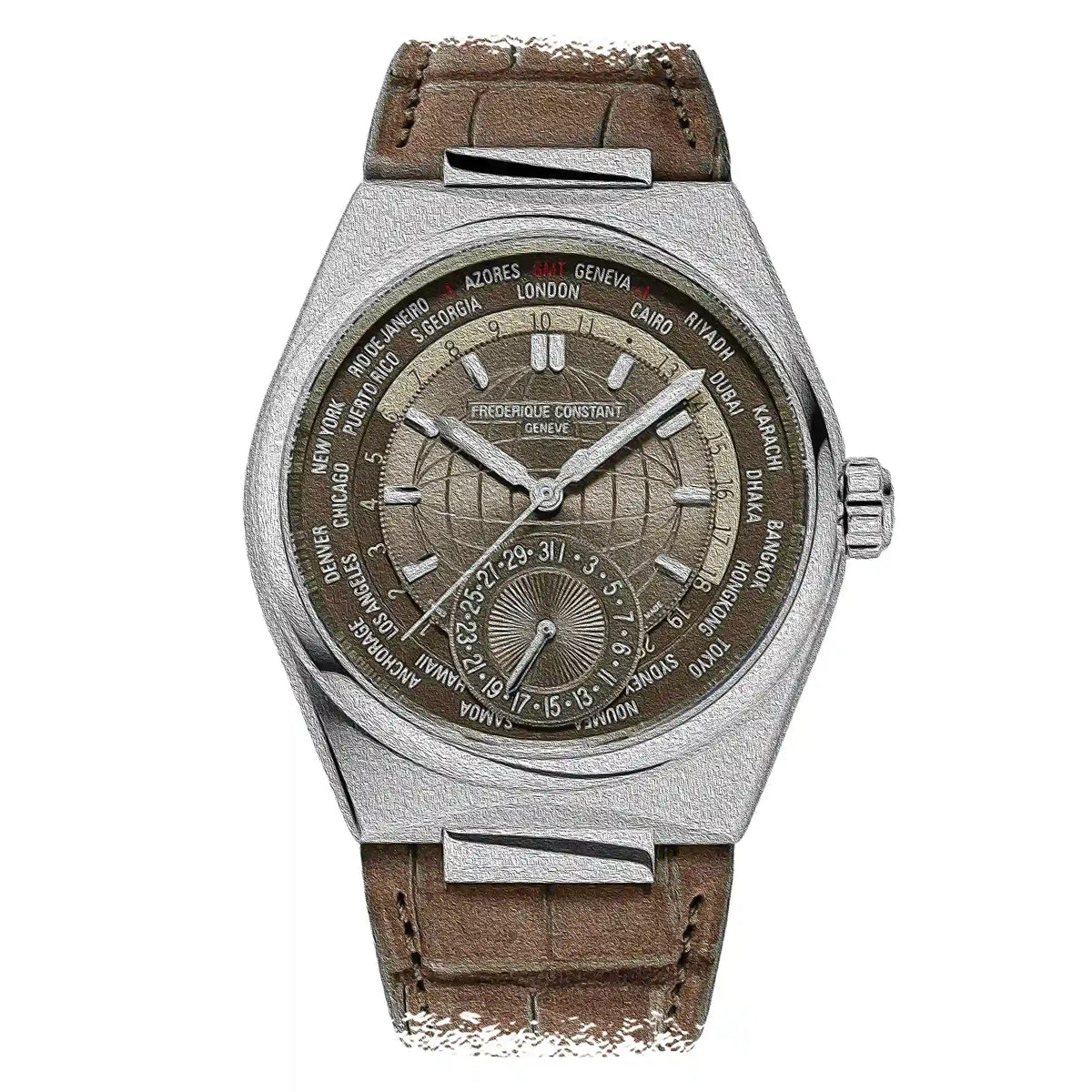 FREDERIQUE CONSTANT 腕時計 グレージュ Frederique Constant Watch 