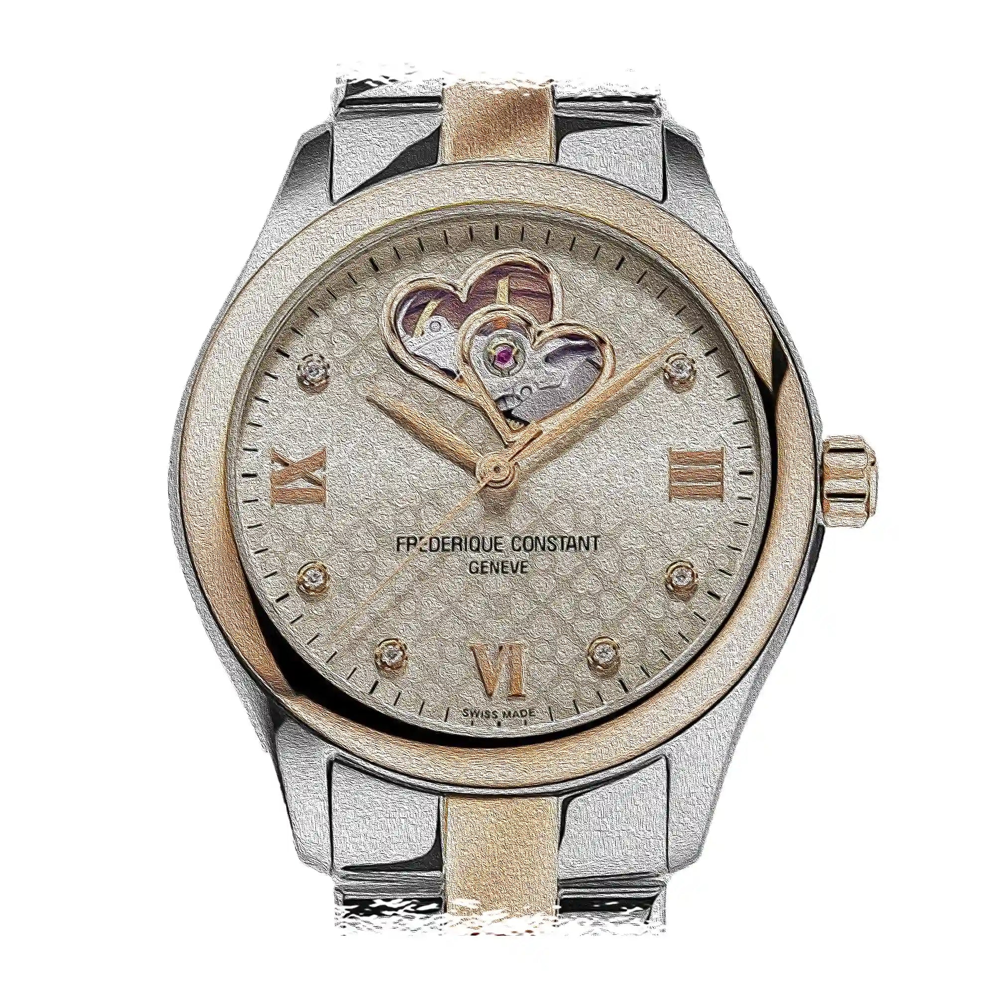 Frederique Constant DamenuhrAutomatik Grau