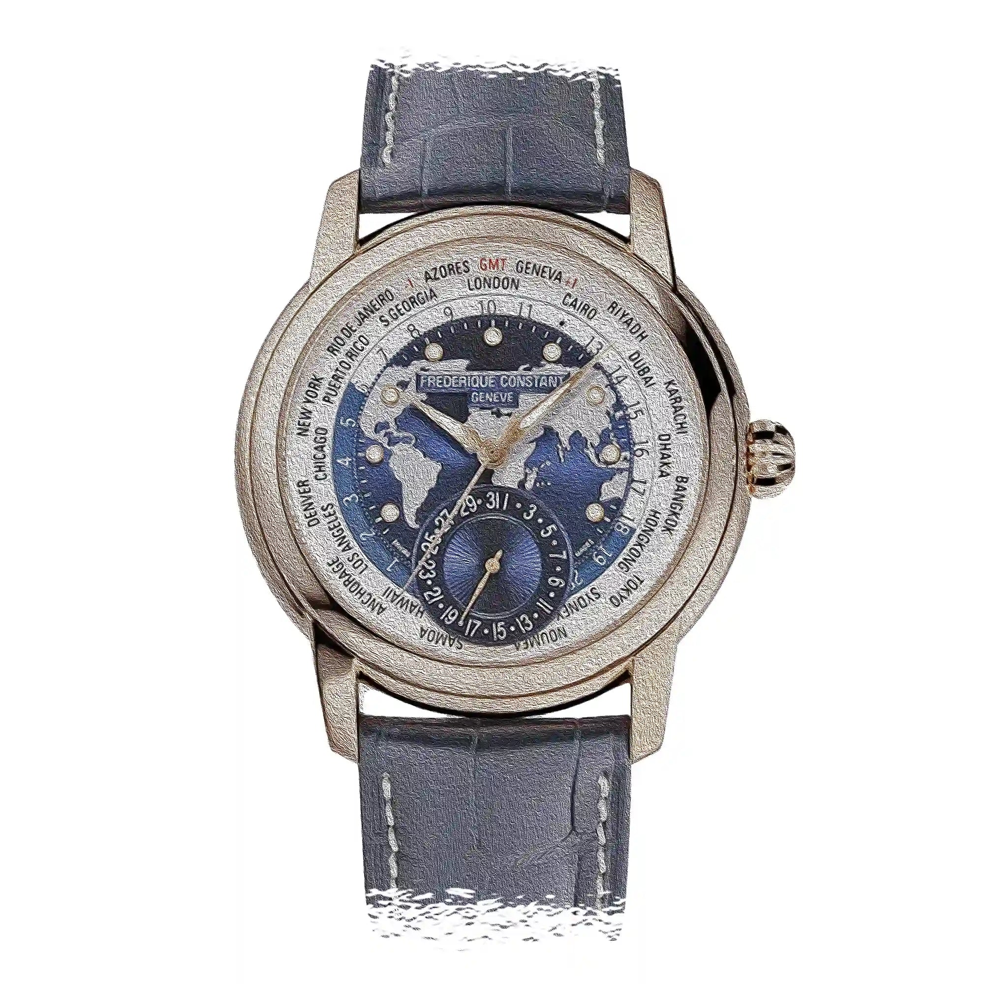 Frederique Constant Manufacture Automatic Blue 42mm
