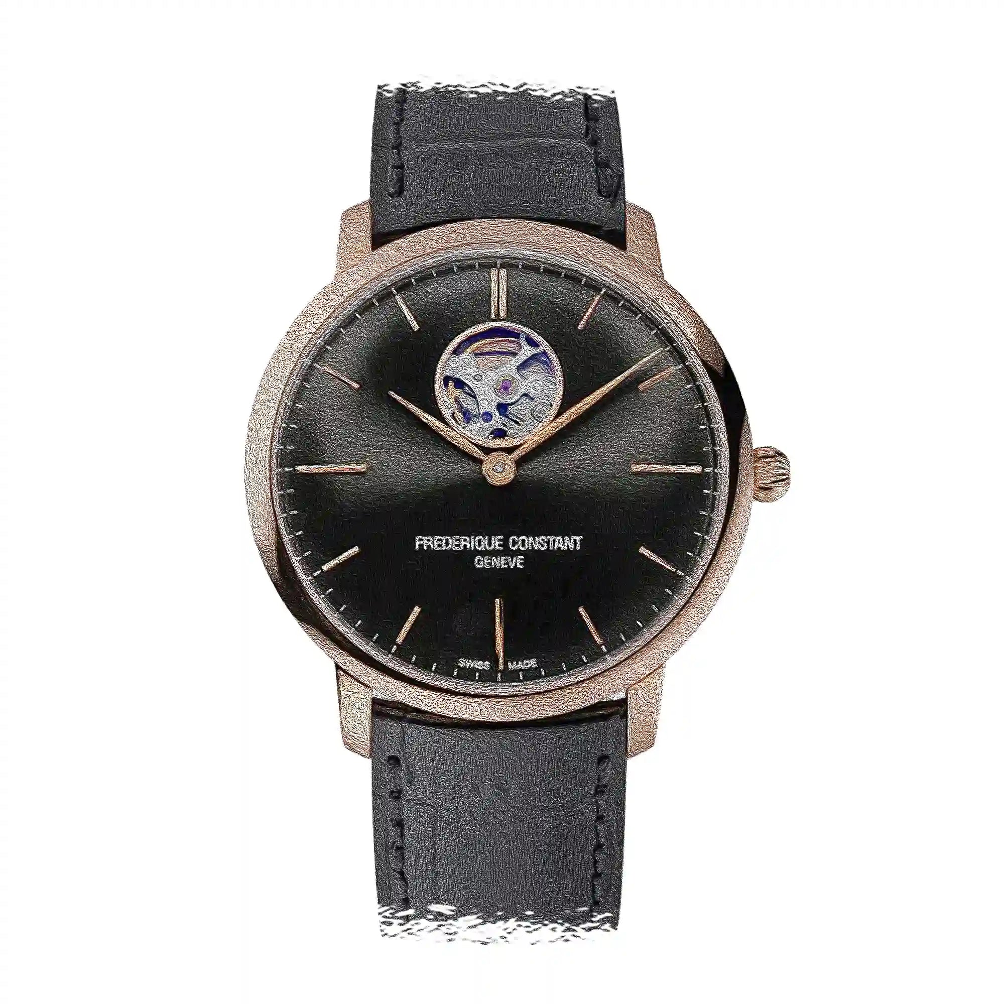 Frederique Constant Slimline Automatik Schwarz