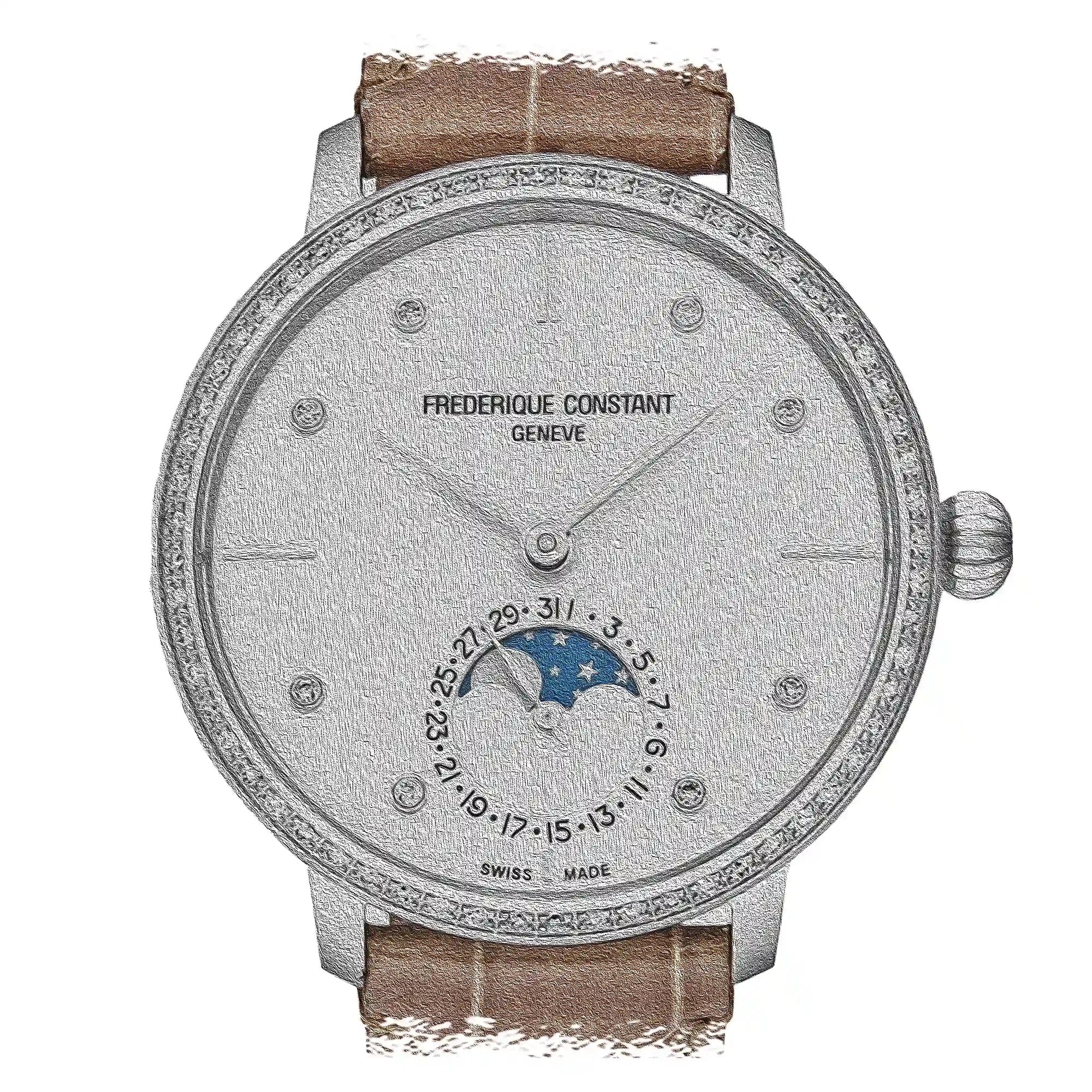 Frederique Constant Slimline Automatik Silber