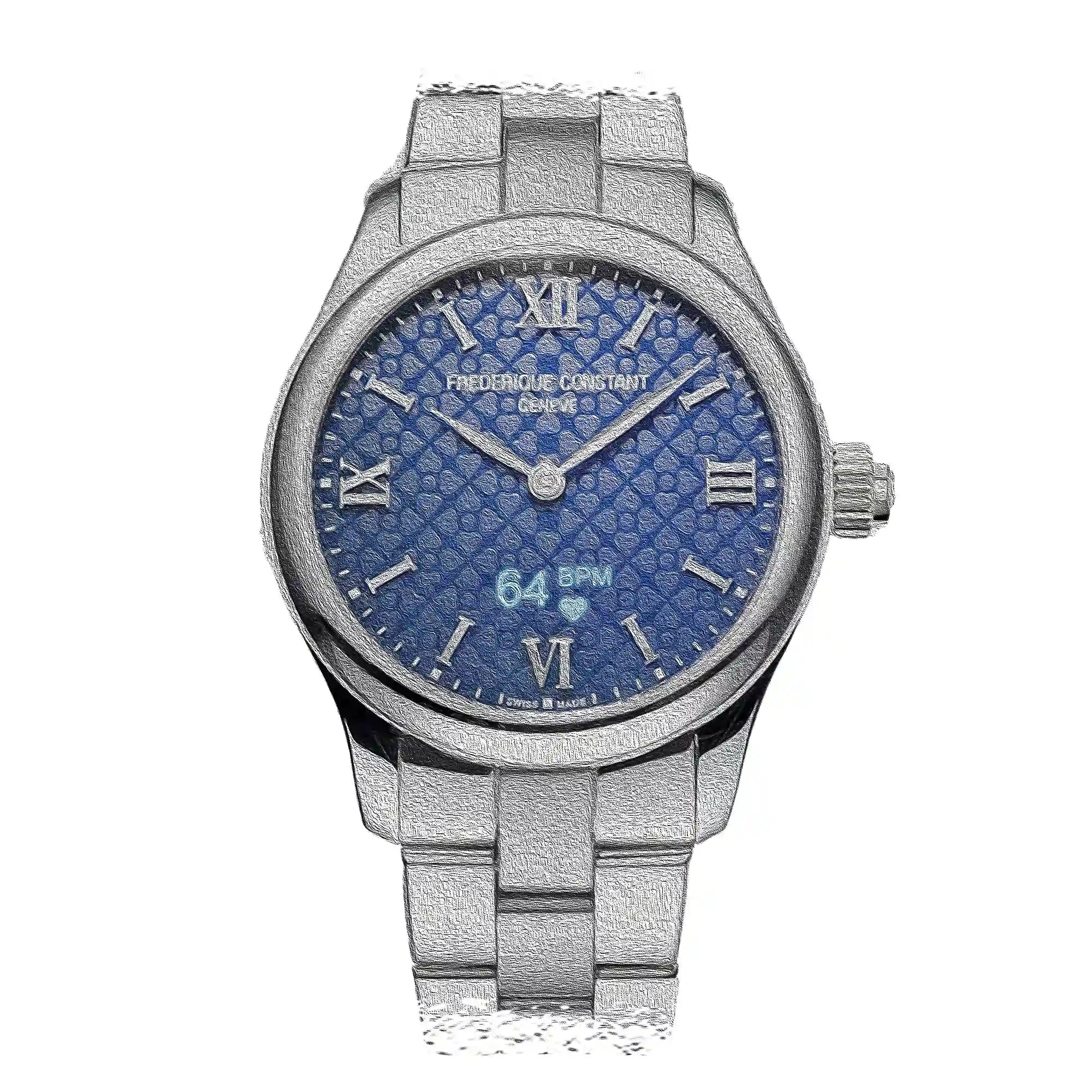 Frederique Constant Smartwatch Quartz Blue 36mm