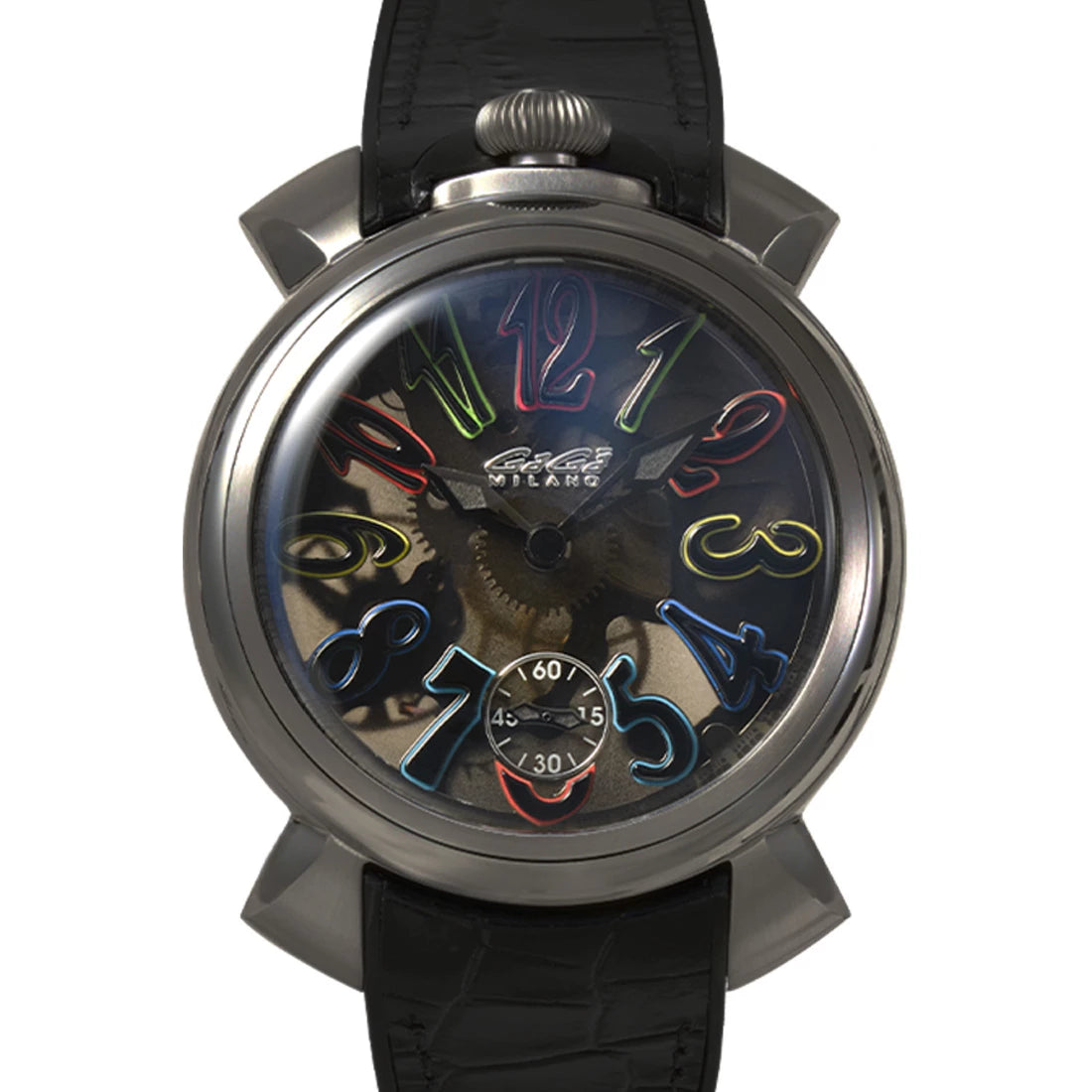 GaGa MILANO ガガミラノ MANUALE 46MM 5081 不動品 □]GaGa MILANO/ガガミラノ MANUALE クオーツ ガガミラノ Manuale