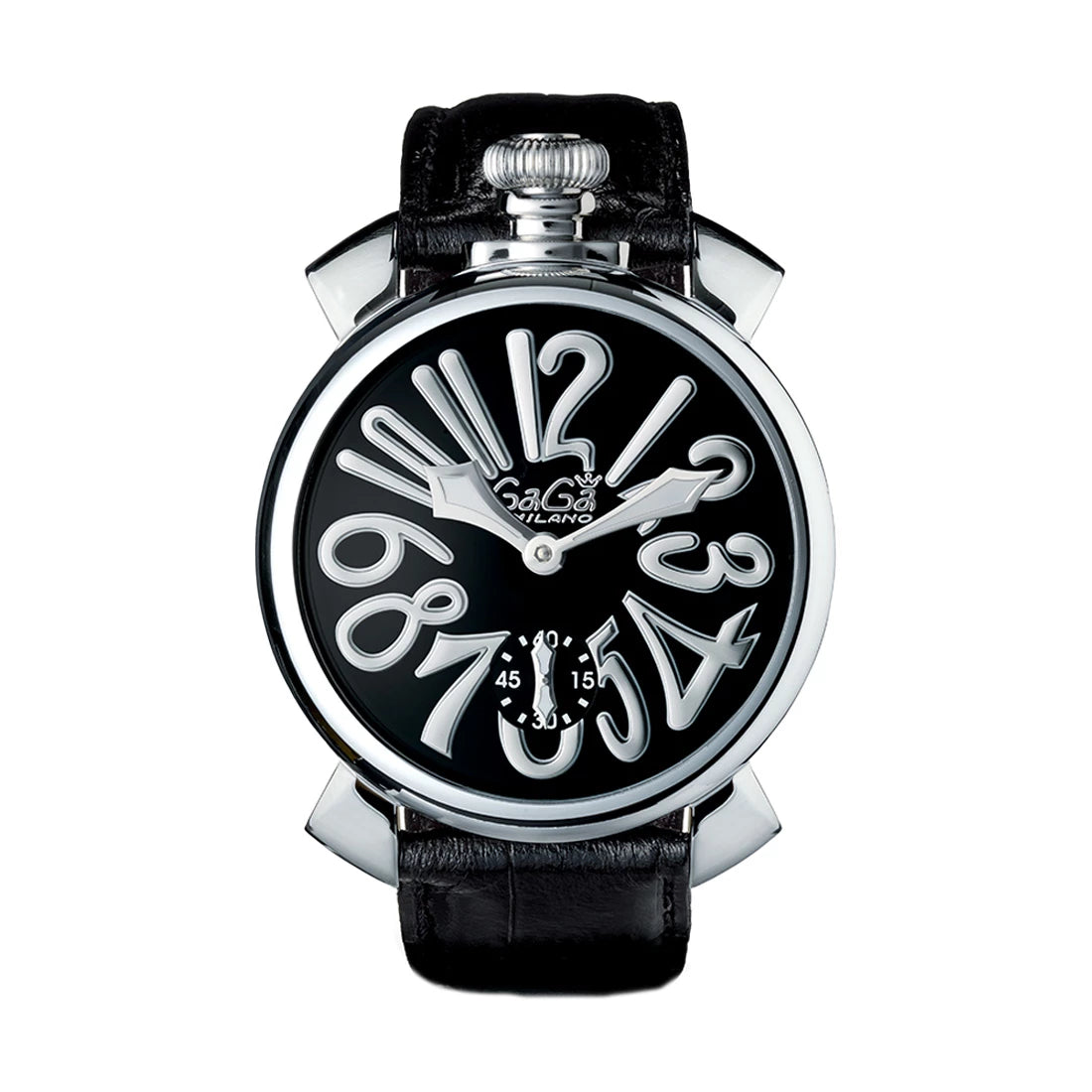 Gagà Milano Manuale Manual winding Black 48mm