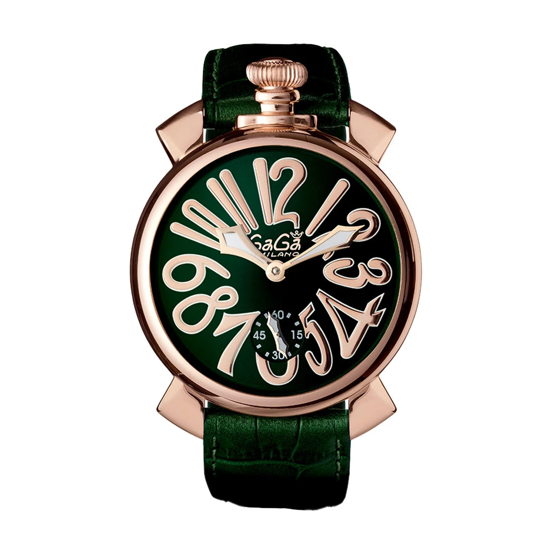 Gagà Milano Manuale Manual winding Green 48mm
