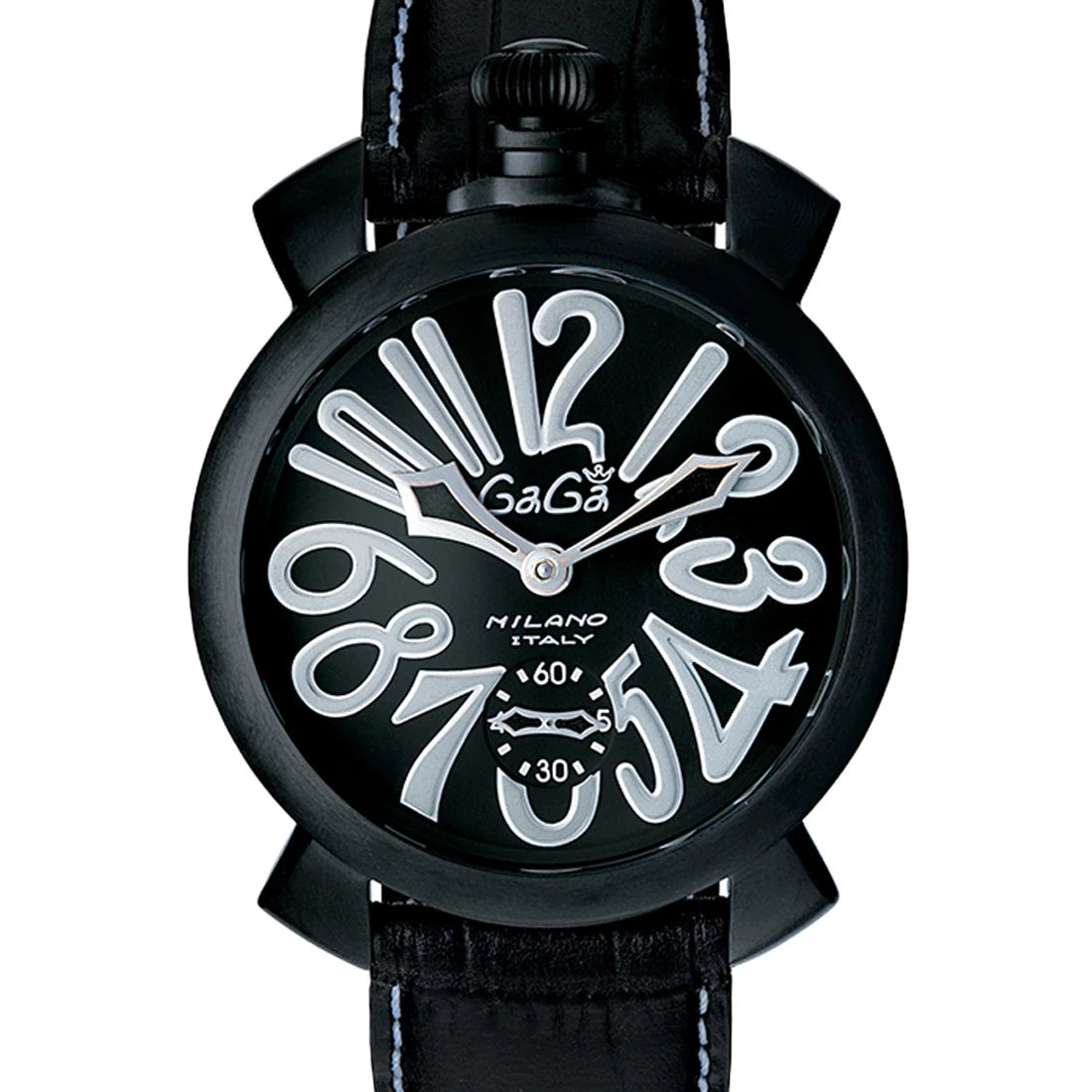 Gagà Milano Manuale Manual winding Black 48mm