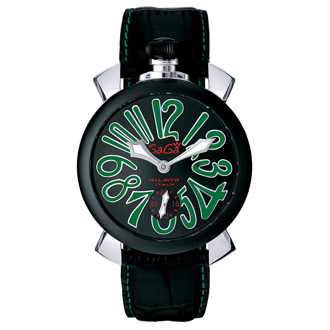 Gagà Milano Manuale Manual winding Black 48mm