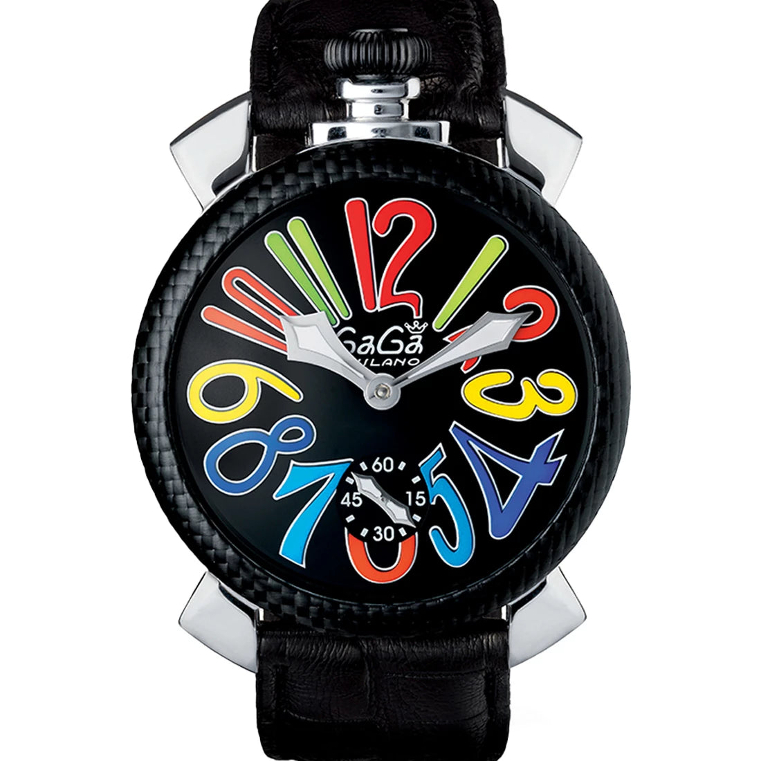 Gagà Milano Manuale Manual winding Black 48mm