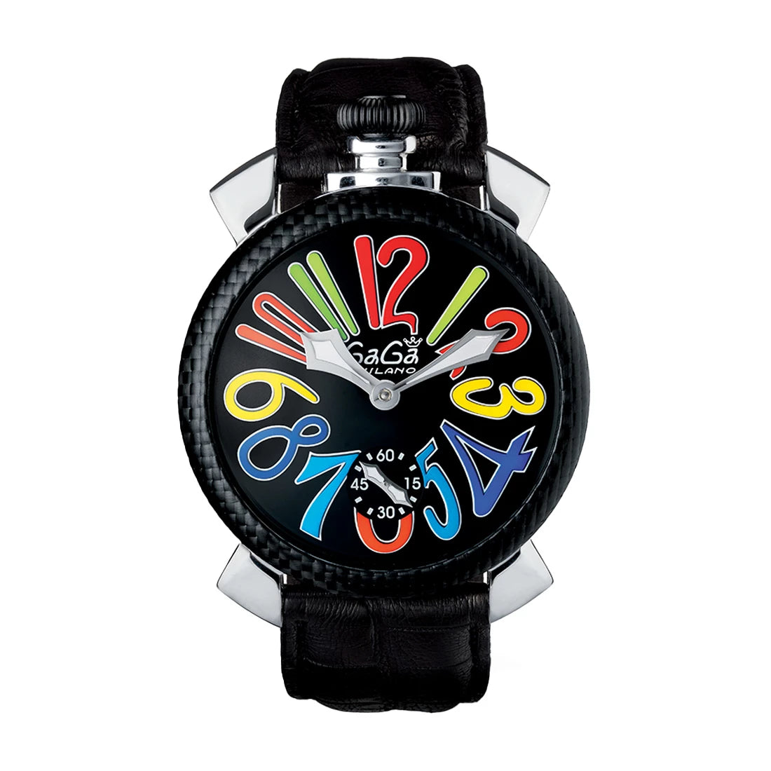 Gagà Milano Manuale Manual winding Black 48mm