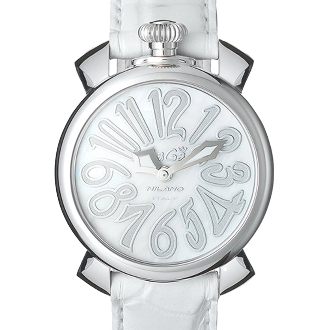Gagà Milano Manuale Quartz White 40mm