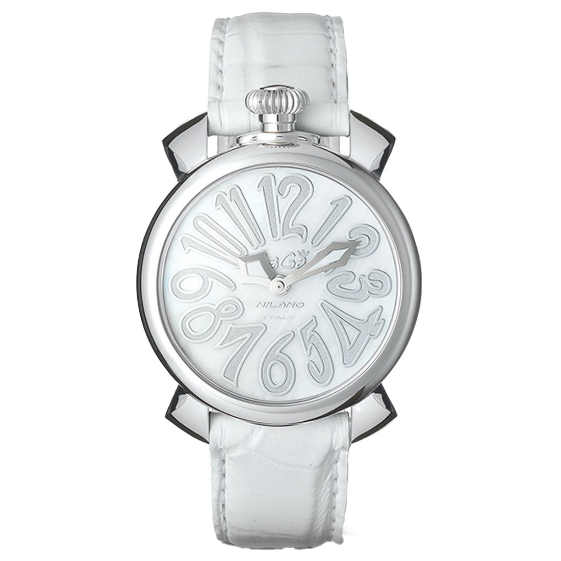 Gagà Milano Manuale Quartz White 40mm