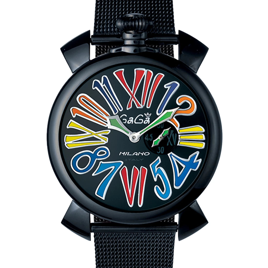 Gagà Milano Manuale Quartz Black 46mm