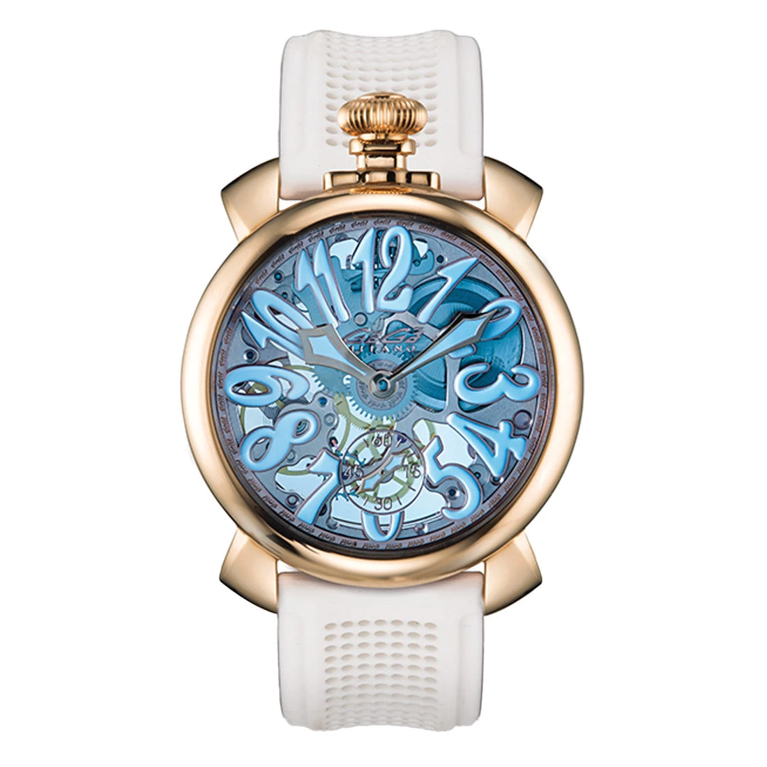 Gagà Milano Manuale Manual winding Skeletonized 48mm