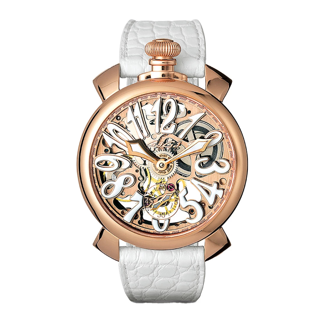 Gagà Milano Manuale Manual winding Skeletonized 48mm