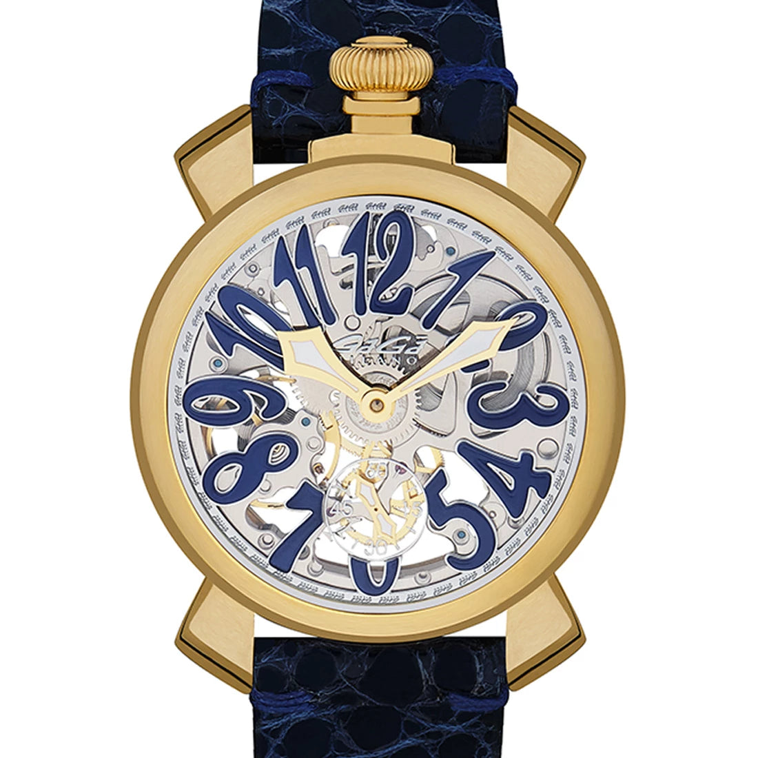 Gagà Milano Manuale Manual winding Skeletonized 48mm