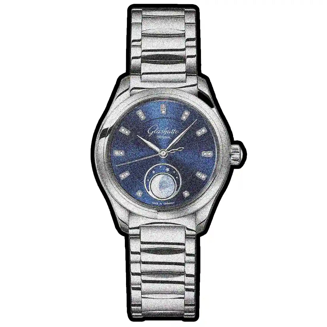 Glashütte Original Dames Automatisch Blauw 32 mm